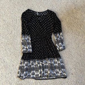 Boho Bell Sleeve Dress